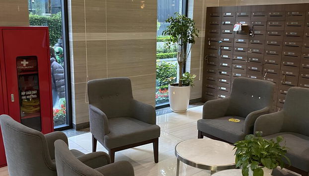 Sala de estar do lobby