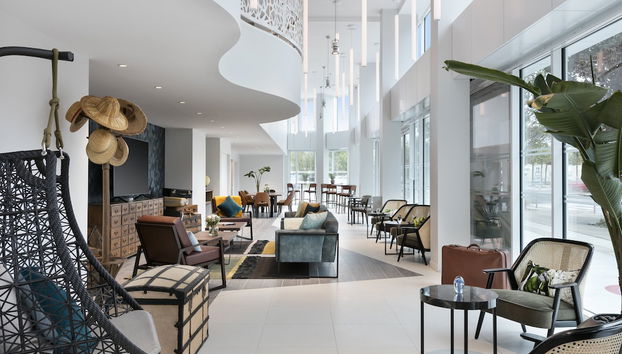 Sala de estar do lobby
