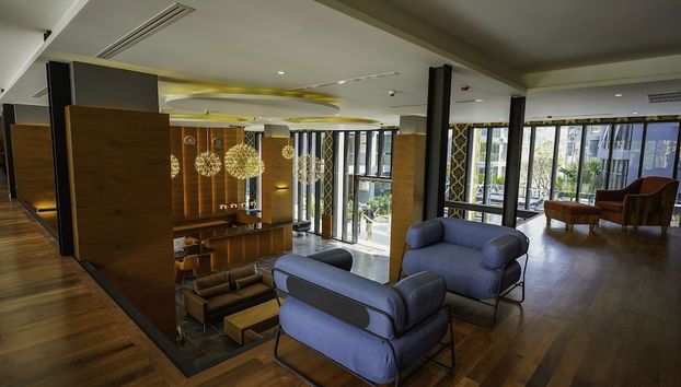 Sala de estar do lobby