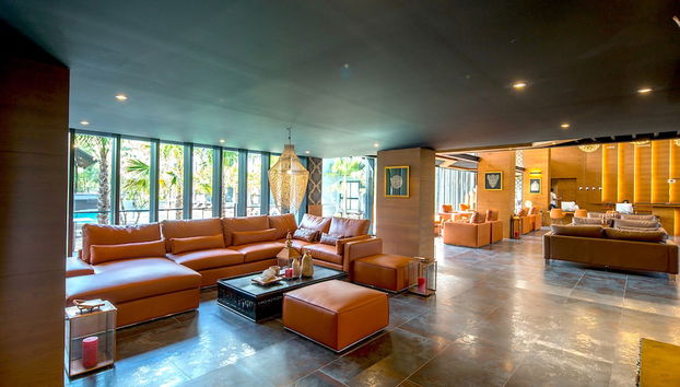 Sala de estar do lobby