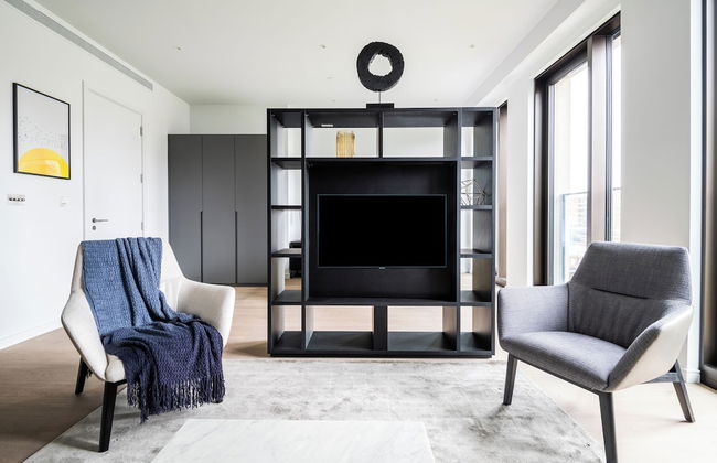 Stylish Studio Apartment With River Views in Londons Bustling Docklands - Foto 12