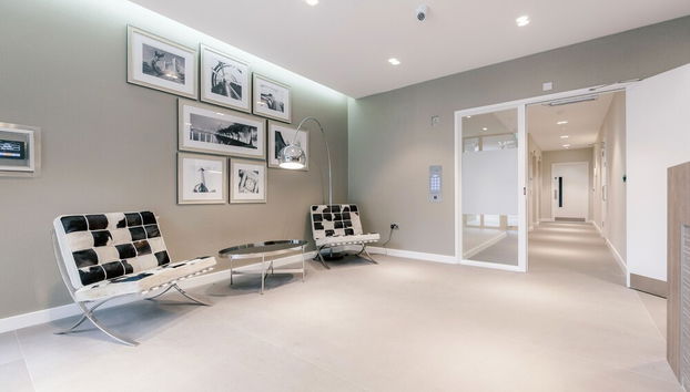 Sala de estar do lobby