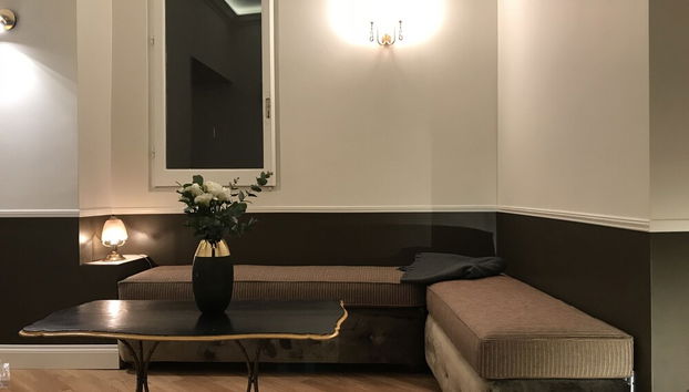 Zona de estar del vestíbulo