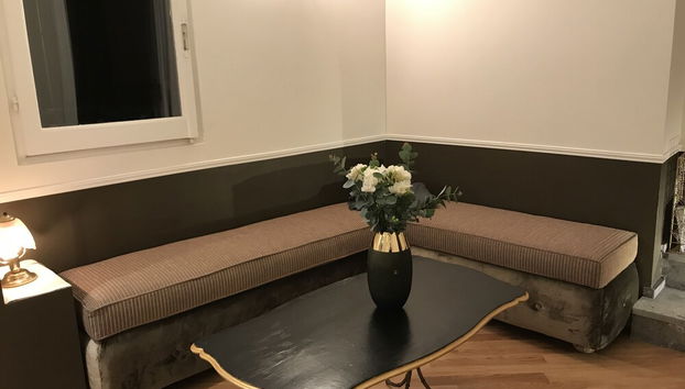 Zona de estar del vestíbulo