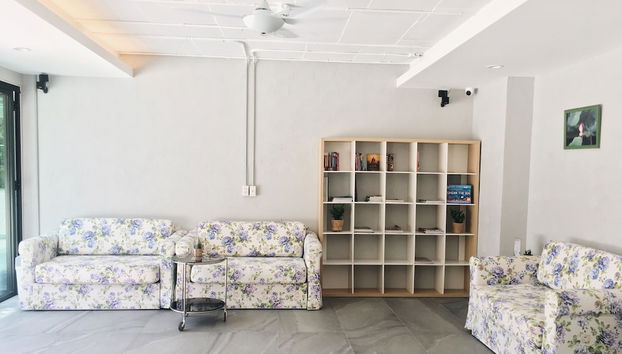 Sala de estar do lobby