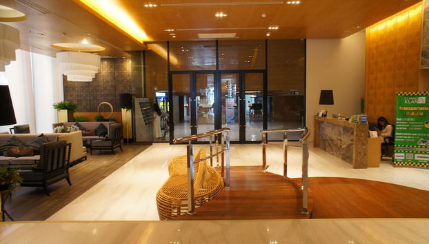 Sala de estar do lobby