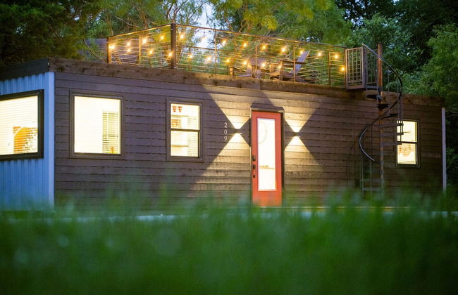 The Merlot - Unique Container Home Near Waco Attractions - Foto 16