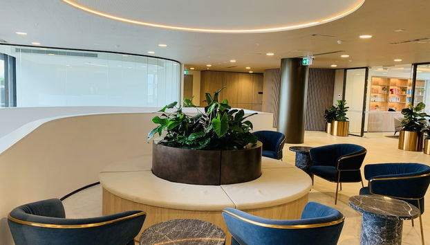 Sitzecke in der Lobby