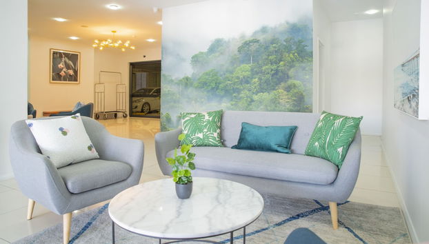 Sala de estar do lobby
