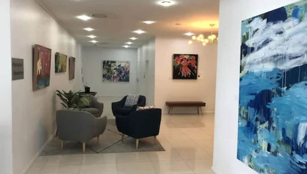 Sala de estar do lobby
