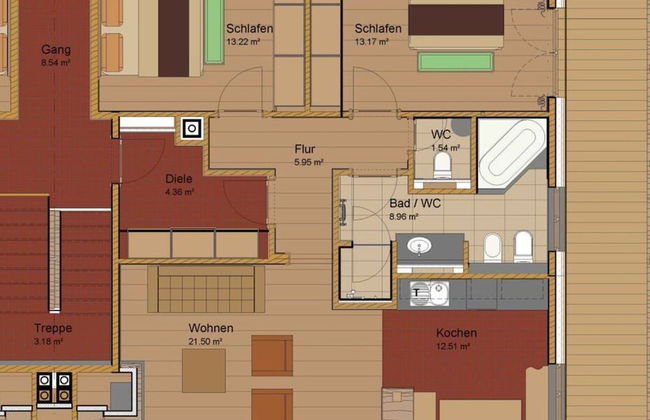 Chestnut in Chalet Bergerhoh - Foto 6