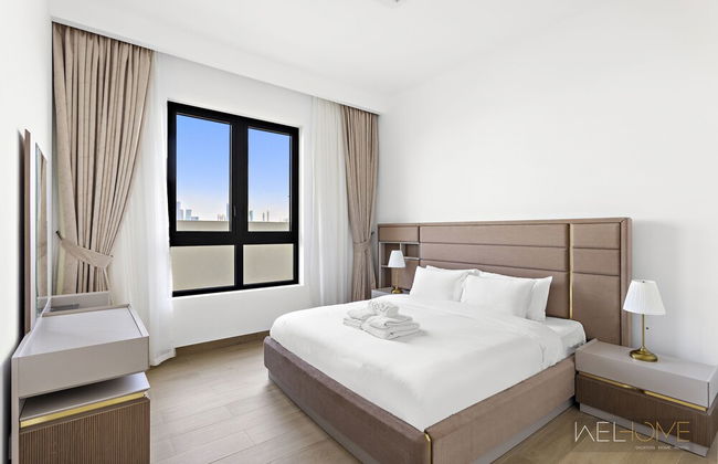 WelHome - Mesmerizing Sea & Burj Khalifa Views Apt at La Voile - Foto 2
