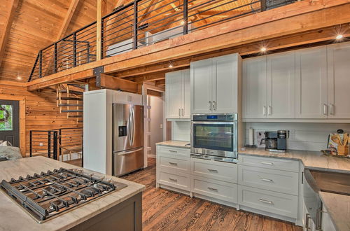 Photo 3 - Luxe Jasper Cabin w/ Deck + Blue Ridge Mtn Views