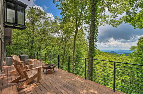 Photo 9 - Luxe Jasper Cabin w/ Deck + Blue Ridge Mtn Views