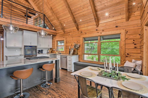 Photo 16 - Luxe Jasper Cabin w/ Deck + Blue Ridge Mtn Views