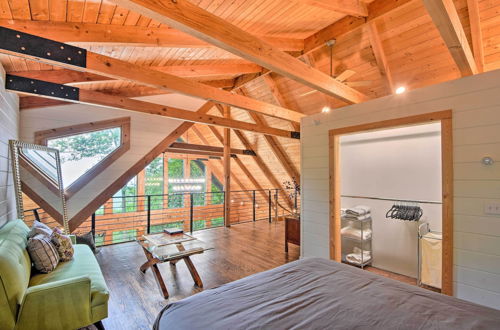 Photo 8 - Luxe Jasper Cabin w/ Deck + Blue Ridge Mtn Views