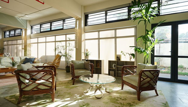 Sala de estar do lobby