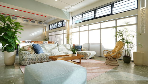 Sala de estar do lobby