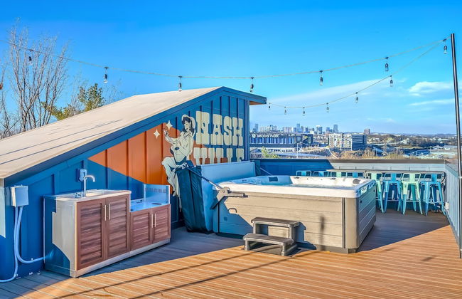 Twin Homes Hot Tub Rooftop Game Zone at Nashville - Foto 53