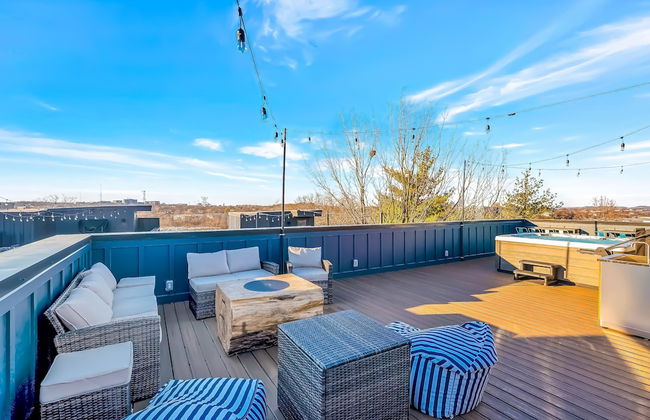 Twin Homes Hot Tub Rooftop Game Zone at Nashville - Foto 37