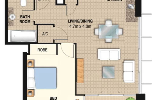 Photo 11 - Beautiful 1 Bedroom Gold Coast Retreat With Free Parking