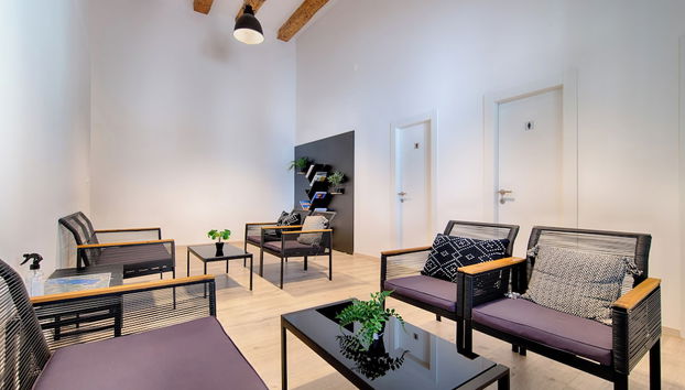 Sala de estar do lobby
