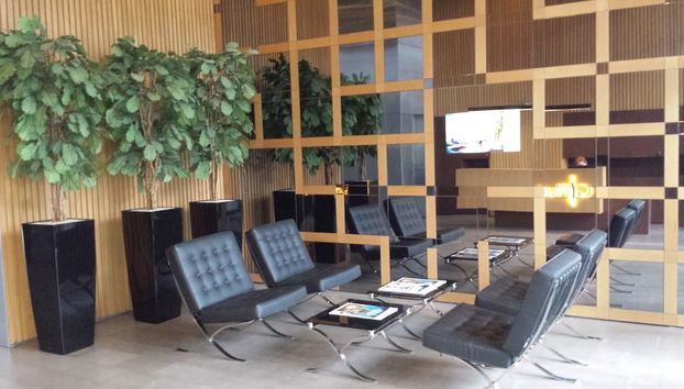 Sala de estar do lobby