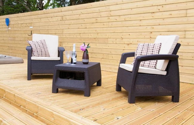 3-bed Lodge - Sleeps 7 - Hot Tub - Pet Friendly - Foto 15