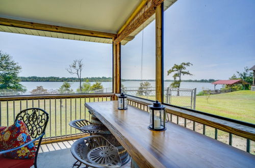 Photo 15 - Lakefront Jonesville Cabin w/ Dock + Fire Pit