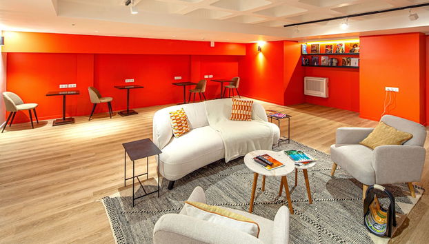 Sala de estar do lobby