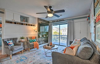 Photo 1 - Eclectic Condo w/ Balcony: 1 Block to Beach