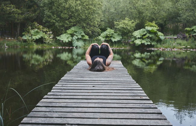 Mushroom Yurt set in 4 Acres of Woodland and Lakes - Foto 12