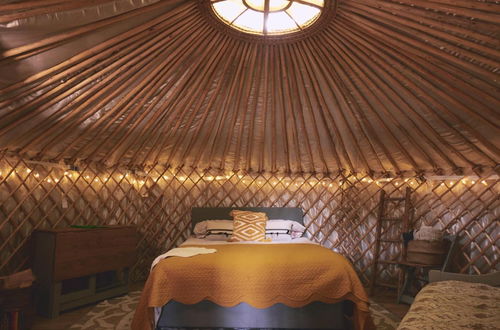 Photo 4 - Mushroom Yurt set in 4 Acres of Woodland and Lakes