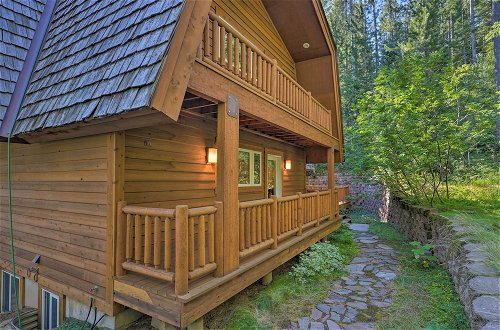 Photo 9 - Wild Huckleberry Alpine Cabin: Fireplace & Deck
