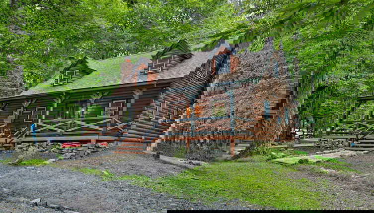 Photo 1 - Pocono Log Cabin: Fireplace, Fire Pits & Amenities