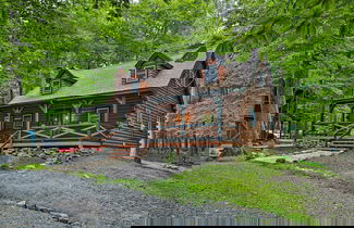 Photo 1 - Pocono Log Cabin: Fireplace, Fire Pits & Amenities