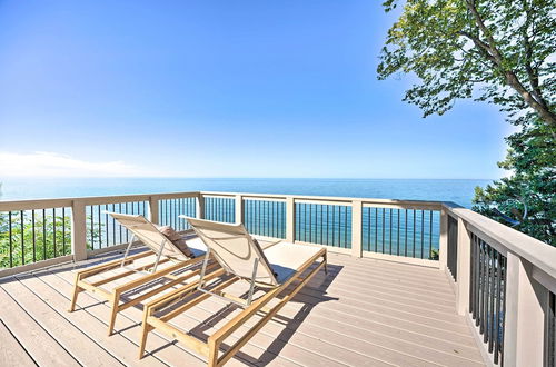 Photo 1 - Modern Lake Michigan Home With 3 Lakefront Decks