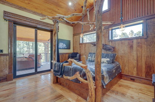 Photo 12 - Angel Fire Cabin Rental w/ Private Hot Tub & Deck