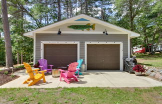 Photo 2 - Nevis Cabin Escape w/ Boat Dock: Lake Access