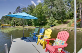 Photo 3 - Nevis Cabin Escape w/ Boat Dock: Lake Access