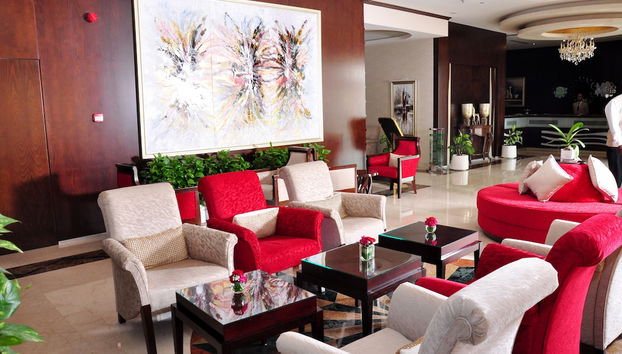 Sala de estar do lobby