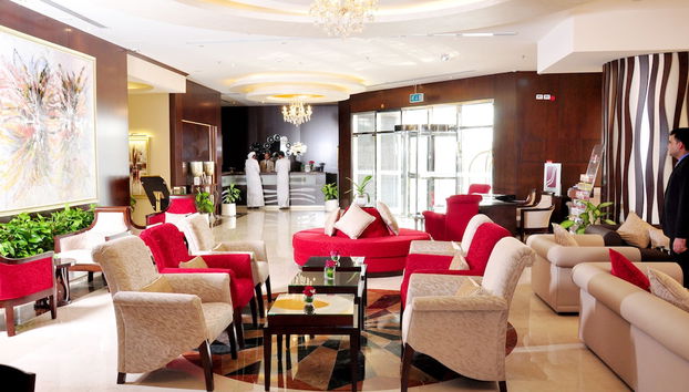 Sala de estar do lobby