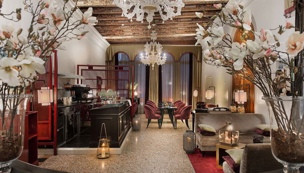 Sala de estar do lobby
