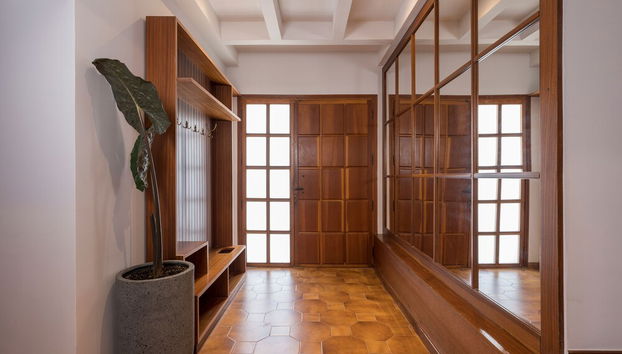 Interior entrance
