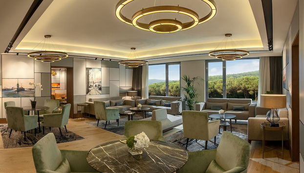 Sitzecke in der Lobby