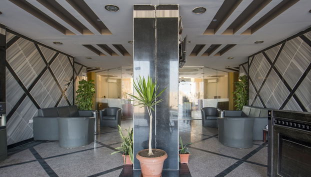 Interior entrance