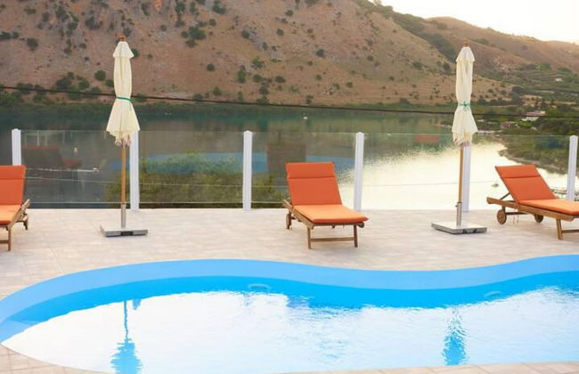 Stunning Lake Kournas Retreat 2 New Private Pool - Foto 20