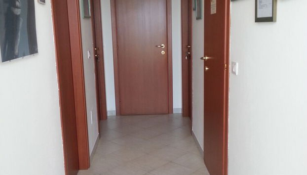 Interior entrance