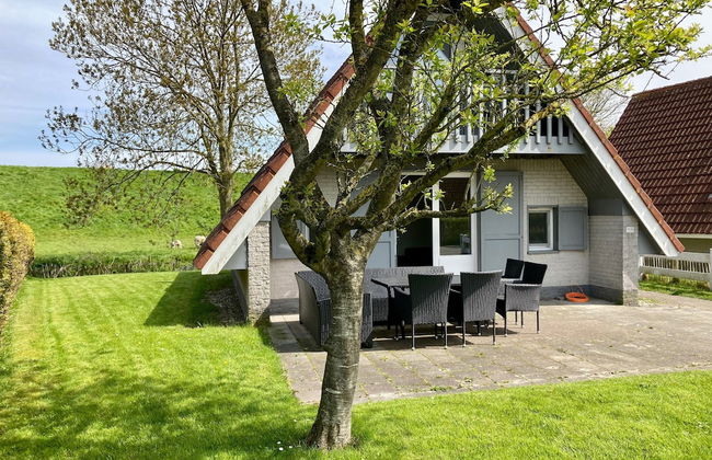 6 Pers Sunny House With Equipped Terrace Behind a Dike at Lauwersmeer - Foto 1