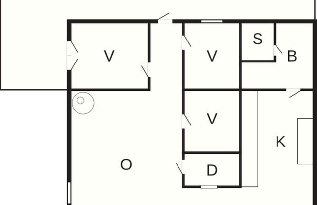 7 Person Holiday Home in Klassbol - Foto 11